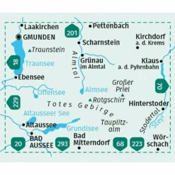Sale KOMPASS WANDERKARTE 19 TOTES GEBIRGE, ALMTAL, STODERTAL Wanderkarten Und Winterkarten|Wanderkarten Und Winterkarten