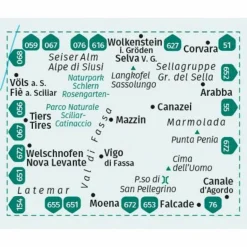 Wanderkarten Und Winterkarten|Wanderkarten Und Winterkarten^KOMPASS WANDERKARTE 650 VAL DI FASSA, MARMOLADA