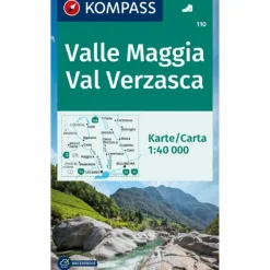 Discount KOMPASS WANDERKARTE 110 VALLE MAGGIA, VAL VERZASCA 1:40.000 Wanderkarten Und Winterkarten|Wanderkarten Und Winterkarten