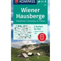 Outlet KOMPASS WANDERKARTE 210 WIENER HAUSBERGE Wanderkarten Und Winterkarten|Wanderkarten Und Winterkarten