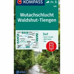 Wanderkarten Und Winterkarten|Wanderkarten Und Winterkarten^KOMPASS WANDERKARTE 899 WUTACHSCHLUCHT, WALDSHUT-TIENGEN