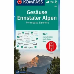 Wanderkarten Und Winterkarten|Wanderkarten Und Winterkarten^KOMPASS WANDERKARTE GESÄUSE, ENNSTALER ALPEN, PYHRNPASS