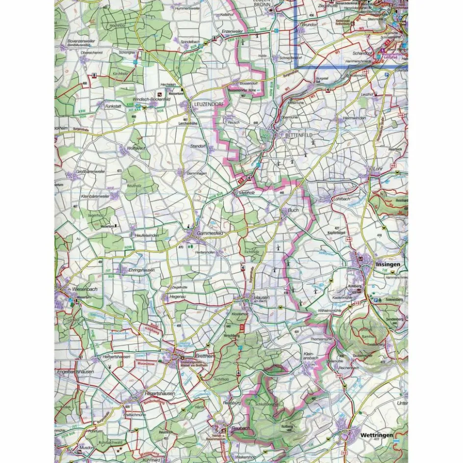 Wanderkarten Und Winterkarten|Wanderkarten Und Winterkarten^KOMPASS WANDERKARTE HOHENLOHE, ELLWANGER BERGE, CRAILSHEIM