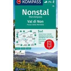 Wanderkarten Und Winterkarten|Wanderkarten Und Winterkarten^KOMPASS WANDERKARTE NONSTAL, MENDELPASS