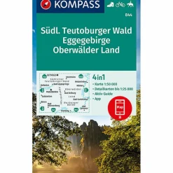 Wanderkarten Und Winterkarten|Wanderkarten Und Winterkarten^KOMPASS WANDERKARTE SÜDLICHER TEUTOBURGER WALD - EGGEGEBIRGE