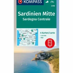 Discount KOMPASS WANDERKARTEN-SET 2498 SARDINIEN MITTE Wanderkarten Und Winterkarten|Wanderkarten Und Winterkarten