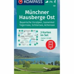 Best KOMPASS WANDERKARTEN-SET 797 MÜNCHNER HAUSBERGE OST Wanderkarten Und Winterkarten|Wanderkarten Und Winterkarten