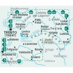 KOMPASS WANDERKARTEN-SET 656 VALSUGANA, PINE, LEVICO Wanderkarten Und Winterkarten|Wanderkarten Und Winterkarten