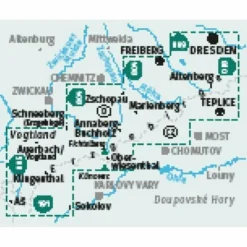 KOMPASS WANDERKARTEN-SET 866 ERZGEBIRGE (2 KARTEN) 1:50.000 Wanderkarten Und Winterkarten|Wanderkarten Und Winterkarten