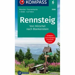 Wanderkarten Und Winterkarten|Wanderkarten Und Winterkarten^KOMPASS WANDER-TOURENKARTE RENNSTEIG - Wanderkarte