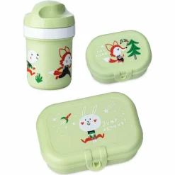 KOZIOL Campingtöpfe Und Campinggeschirr^LUNCH BOX SET + WATER BOTTLE 200ML HOP ON TO GO SET OF 3 - Essensbox