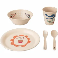 Discount PLATE + BOWL + CUP + CUTLERY SET VERY VERY AT HOME SET OF 4 - Campinggeschirr Campingtöpfe Und Campinggeschirr