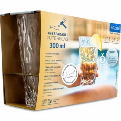 SUPERGLAS LONGDRINK GLAS 300ML CLUB NO. 6 SET OF 2 - Campinggeschirr Campingtöpfe Und Campinggeschirr