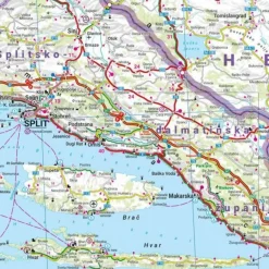 Straßenkarten|Straßenkarten^KROATIEN, STRAßENKARTE 1:500.000, FREYTAG & BERNDT - Straßenkarte