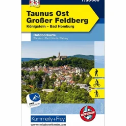 Clearance KUF DEUTSCHLAND OUTDOORKARTE 33 TAUNUS OST, GROßER FELDBERG - Wanderkarte Wanderkarten Und Winterkarten|Wanderkarten Und Winterkarten