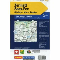 Winterkarten|Wanderkarten Und Winterkarten^KUF SCHWEIZ WK 24 ZERMATT / SAAS FEE - Wanderkarte