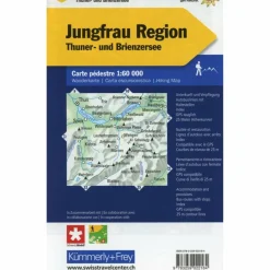 Winterkarten|Wanderkarten Und Winterkarten^KUF WK 18 JUNGFRAU-REGION 1:60.000 - Wanderkarte