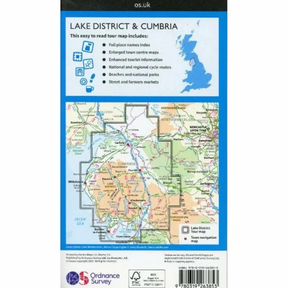 Wanderkarten Und Winterkarten|Wanderkarten Und Winterkarten^LAKE DISTRICT 1:110 000 - Wanderkarte