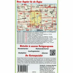 Wanderkarten Und Winterkarten|Wanderkarten Und Winterkarten^LAUCHHAMMER, GROßENHAIN UND UMGEBUNG 1:50.000 - Wanderkarte