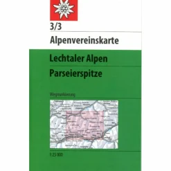 LECHTALER ALPEN - PARSEIERSPITZE 1:25 000 Wanderkarten Und Winterkarten|Wanderkarten Und Winterkarten