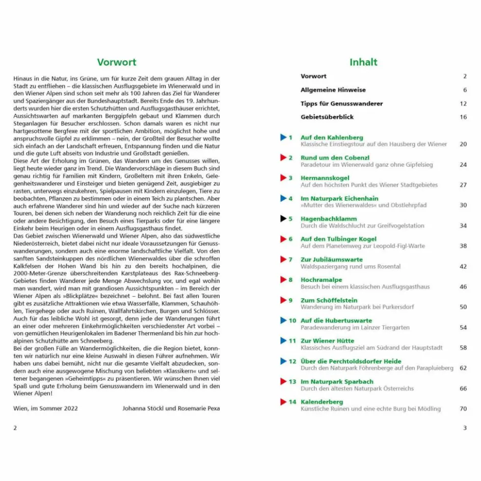 Hot LEICHTE WANDERUNGEN WIENERWALD - Wanderführer Wanderführer