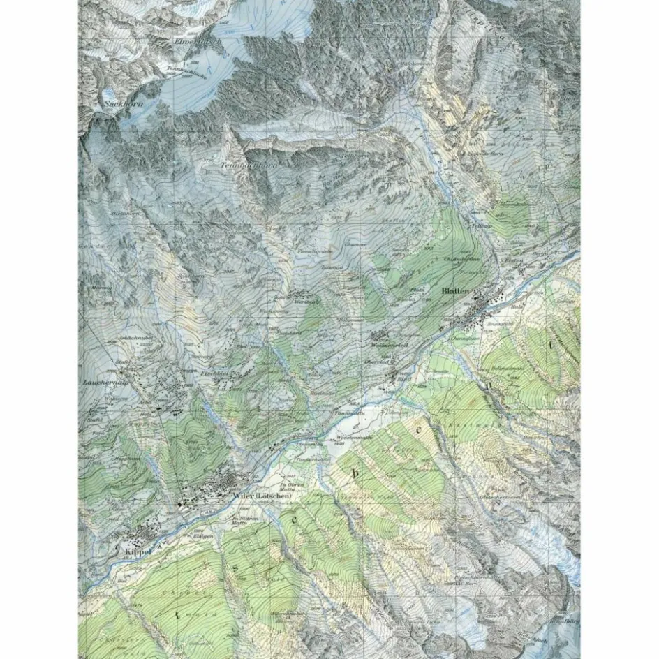 Wanderkarten Und Winterkarten|Wanderkarten Und Winterkarten^LÖTSCHENTAL 1 : 25 000 - Wanderkarte