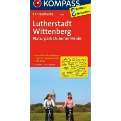 Discount LUTHERSTADT WITTENBERG - DÜBENER HEIDE - Fahrradkarte Fahrradkarten|Fahrradkarten
