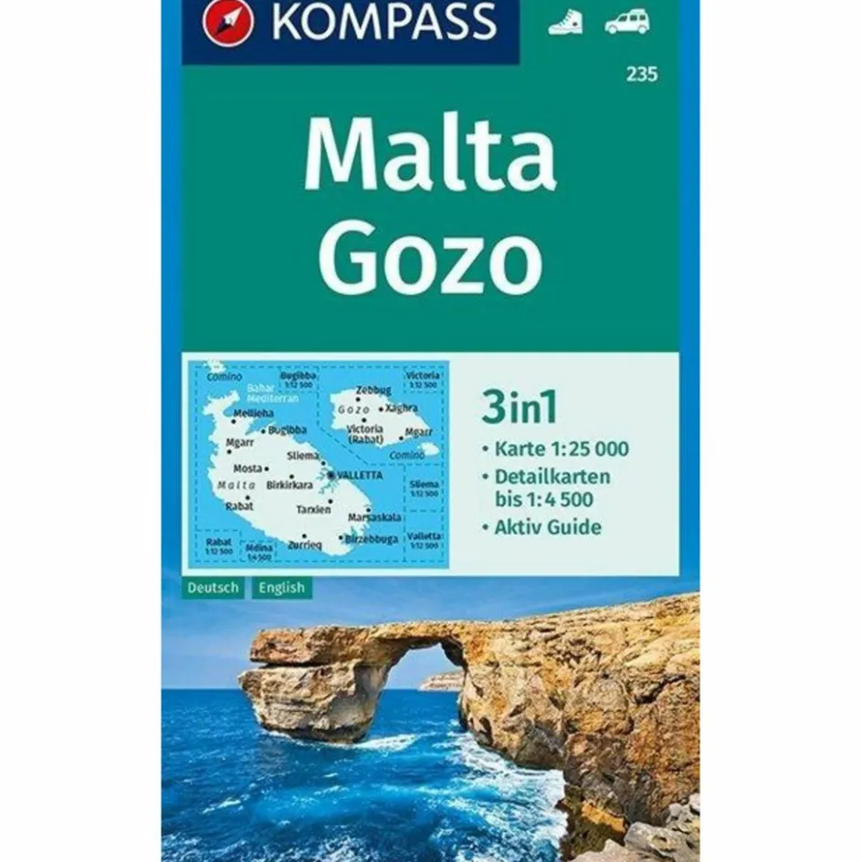Straßenkarten|Straßenkarten^MALTA, GOZO 1:25 000 - Straßenkarte