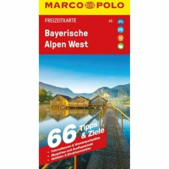 Straßenkarten|Straßenkarten^MARCO POLO FREIZEITKARTE 45 BAYERISCHE ALPEN WEST 1:100.000