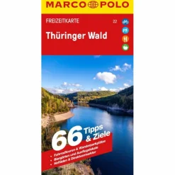 MARCO POLO FREIZEITKARTE 22 THÜRINGER WALD 1:100.000 Straßenkarten|Straßenkarten