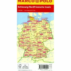 Clearance MARCO POLO FREIZEITKARTE 1 SCHLESWIG, NORDFRIESISCHE INSELN Straßenkarten|Straßenkarten
