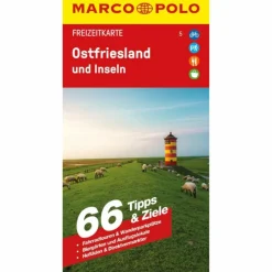 MARCO POLO FREIZEITKARTE 5 OSTFRIESLAND UND INSELN 1:100.000 Straßenkarten|Straßenkarten