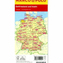 MARCO POLO FREIZEITKARTE 5 OSTFRIESLAND UND INSELN 1:100.000 Straßenkarten|Straßenkarten