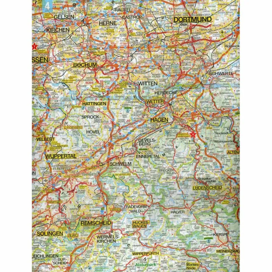 Clearance MARCO POLO KARTE DEUTSCHLAND BLATT 5 NRW - Straßenkarte Straßenkarten|Straßenkarten