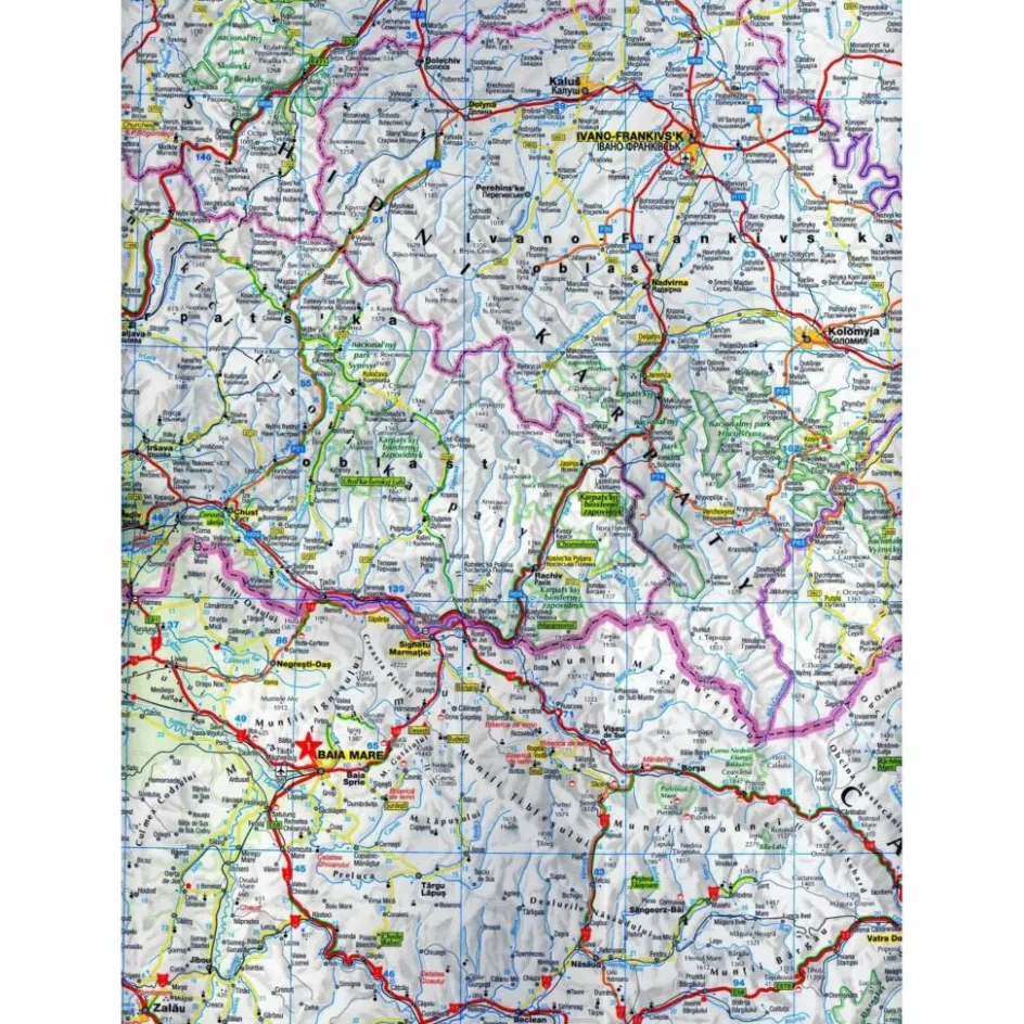 Hot MARCO POLO LÄNDERKARTE RUMÄNIEN, REPUBLIK MOLDAU - Straßenkarte Straßenkarten|Straßenkarten