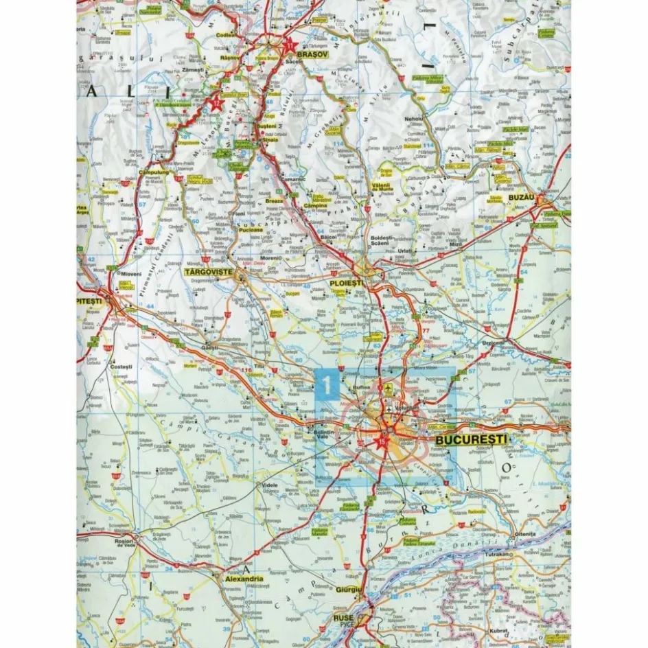 Hot MARCO POLO LÄNDERKARTE RUMÄNIEN, REPUBLIK MOLDAU - Straßenkarte Straßenkarten|Straßenkarten