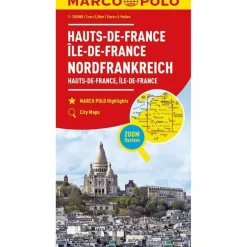 Best MARCO POLO REGIONALKARTE FRANKREICH: HAUTS-DE-FRANCE, ÎLE-DE Straßenkarten|Straßenkarten