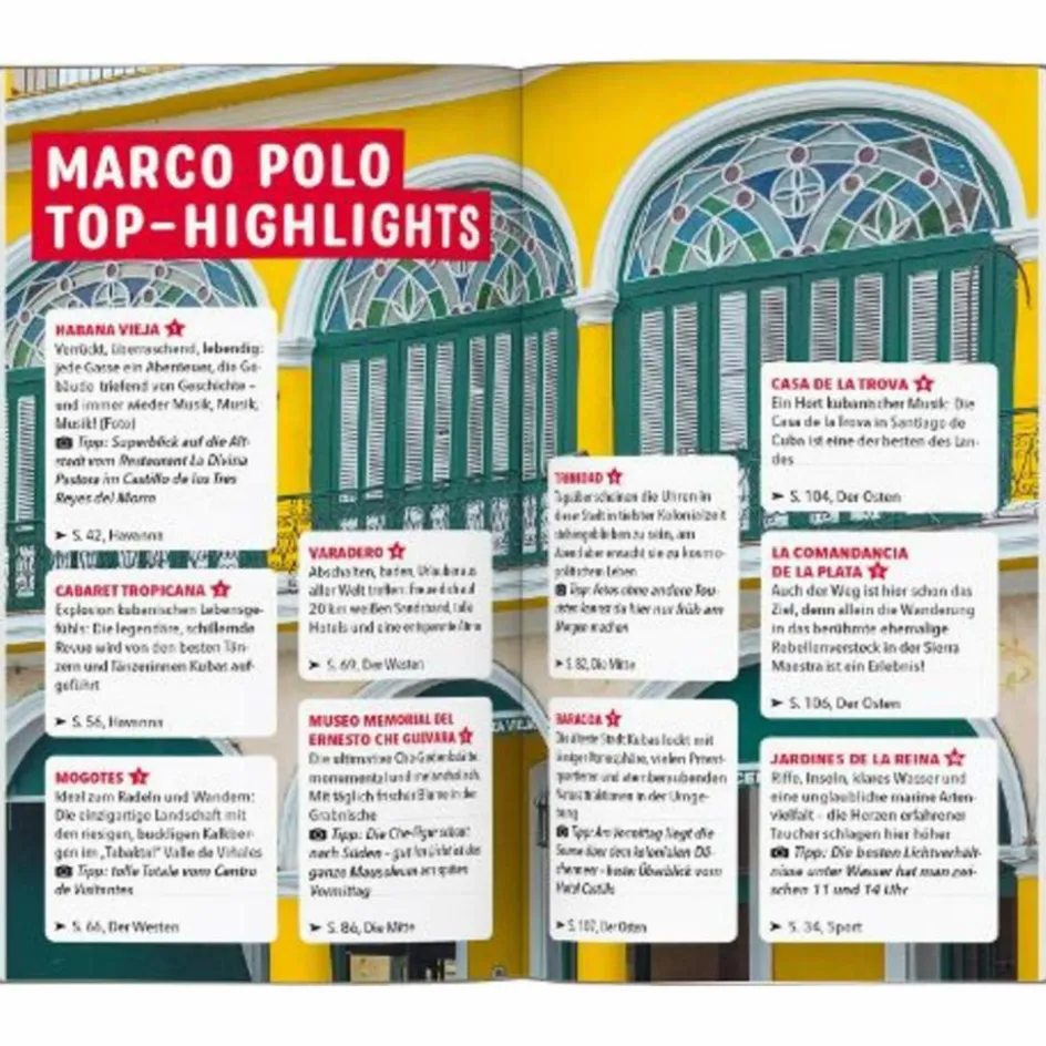 Outlet MARCO POLO REISEFÜHRER KUBA Reiseführer Karibik