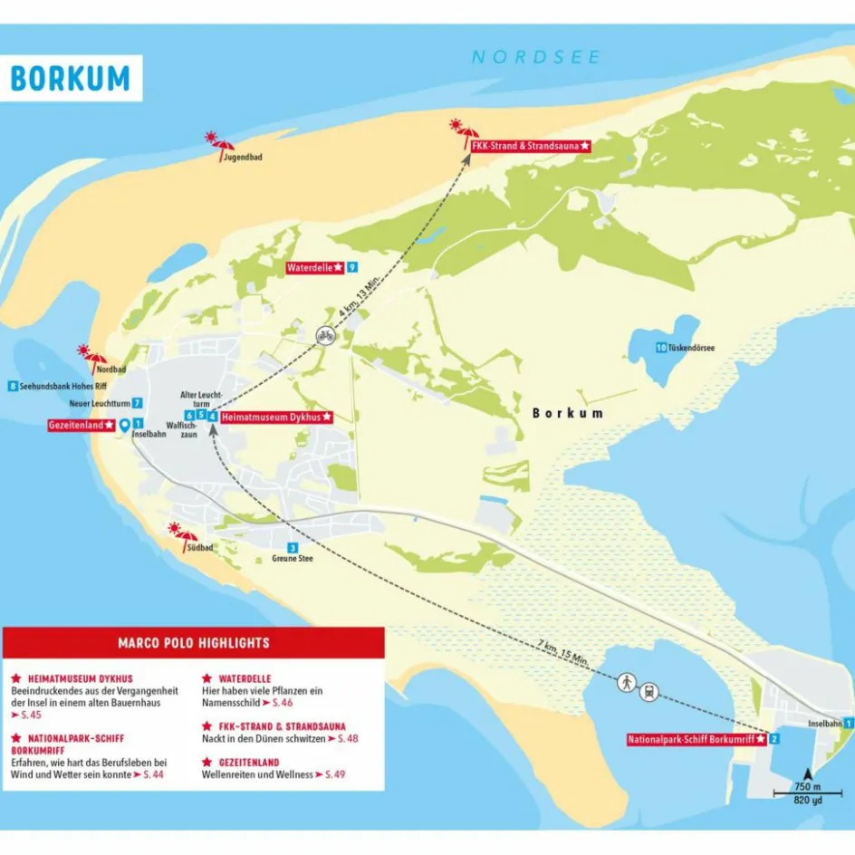 Reiseführer Deutschland^MARCO POLO REISEFÜHRER OSTFRIESISCHE INSELN