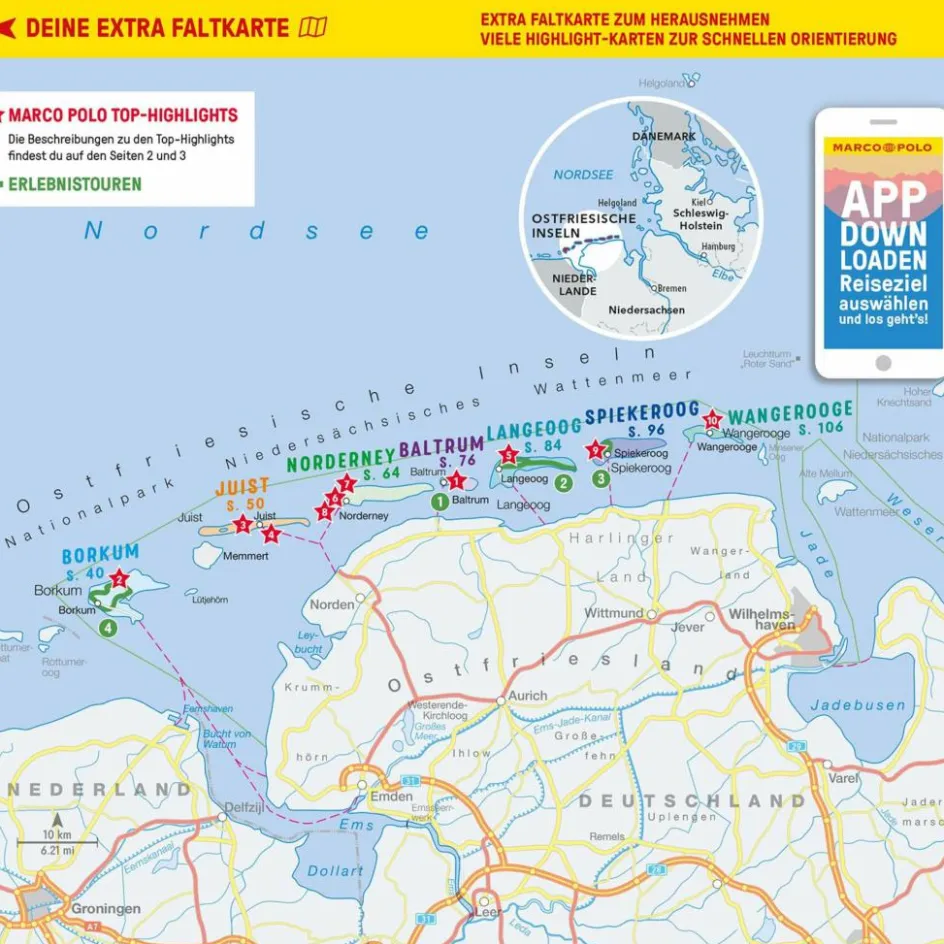 Reiseführer Deutschland^MARCO POLO REISEFÜHRER OSTFRIESISCHE INSELN
