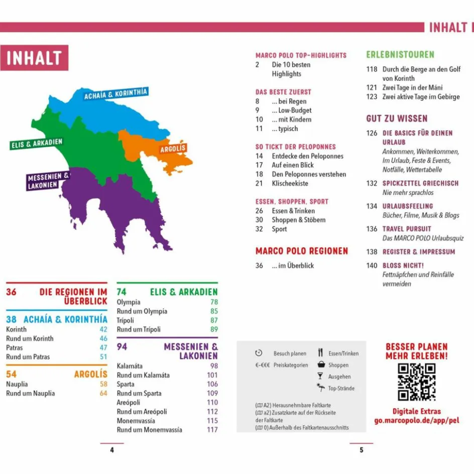 Reiseführer Südosteuropa^MARCO POLO REISEFÜHRER PELOPONNES