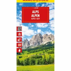 Clearance MARCO POLO REISEKARTE ALPEN 1:650.000 - Straßenkarte Straßenkarten|Straßenkarten