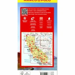 Straßenkarten|Straßenkarten^MARCO POLO REISEKARTE KALIFORNIEN 1:900.000 - Straßenkarte