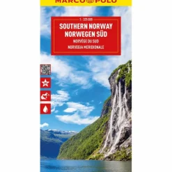 Straßenkarten|Straßenkarten^MARCO POLO REISEKARTE NORWEGEN SÜD 1:325.000 - Straßenkarte