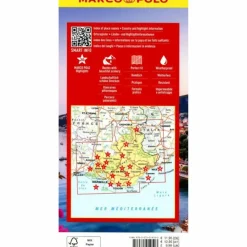 New MARCO POLO REISEKARTE PROVENCE-ALPES-CÔTE D'AZUR 1:275.000 - Straßenkarte Straßenkarten|Straßenkarten