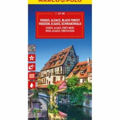 New MARCO POLO REISEKARTE VOGESEN, ELSASS, SCHWARZWALD 1:225.000 Straßenkarten|Straßenkarten