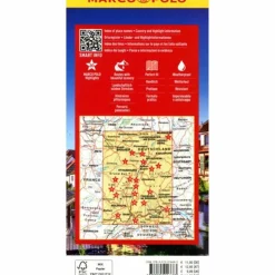 New MARCO POLO REISEKARTE VOGESEN, ELSASS, SCHWARZWALD 1:225.000 Straßenkarten|Straßenkarten
