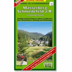Fahrradkarten|Wanderkarten Und Winterkarten^MASSERBERG, SCHMIEDEFELD A. R. UND UMGEB - Wanderkarte
