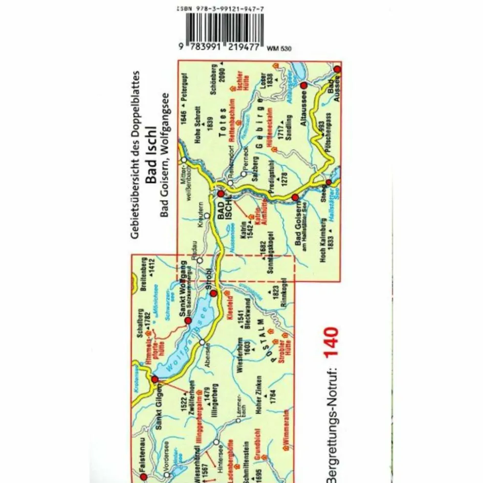 Wanderkarten Und Winterkarten|Wanderkarten Und Winterkarten^MAYR WANDERKARTE BAD ISCHL - BAD GOISERN - WOLFGANGSEE XL