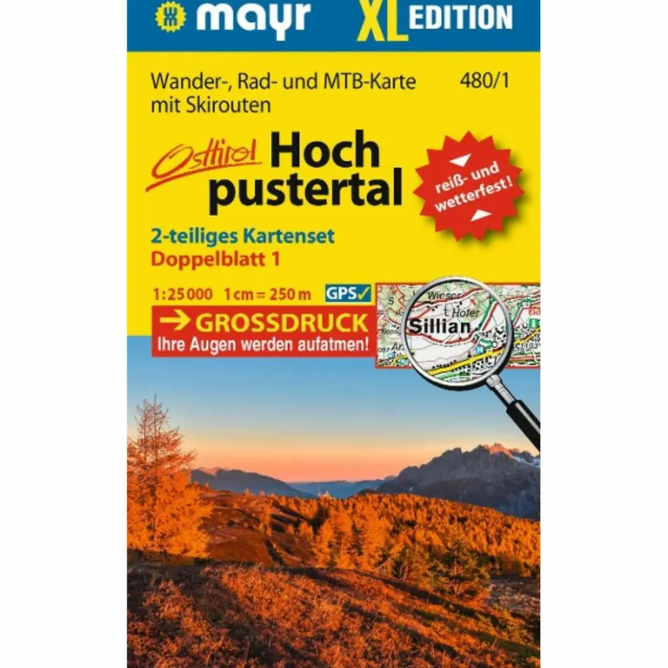 Wanderkarten Und Winterkarten|Wanderkarten Und Winterkarten^MAYR WANDERKARTE HOCHPUSTERTAL XL (2-KARTEN-SET) 1:25.000